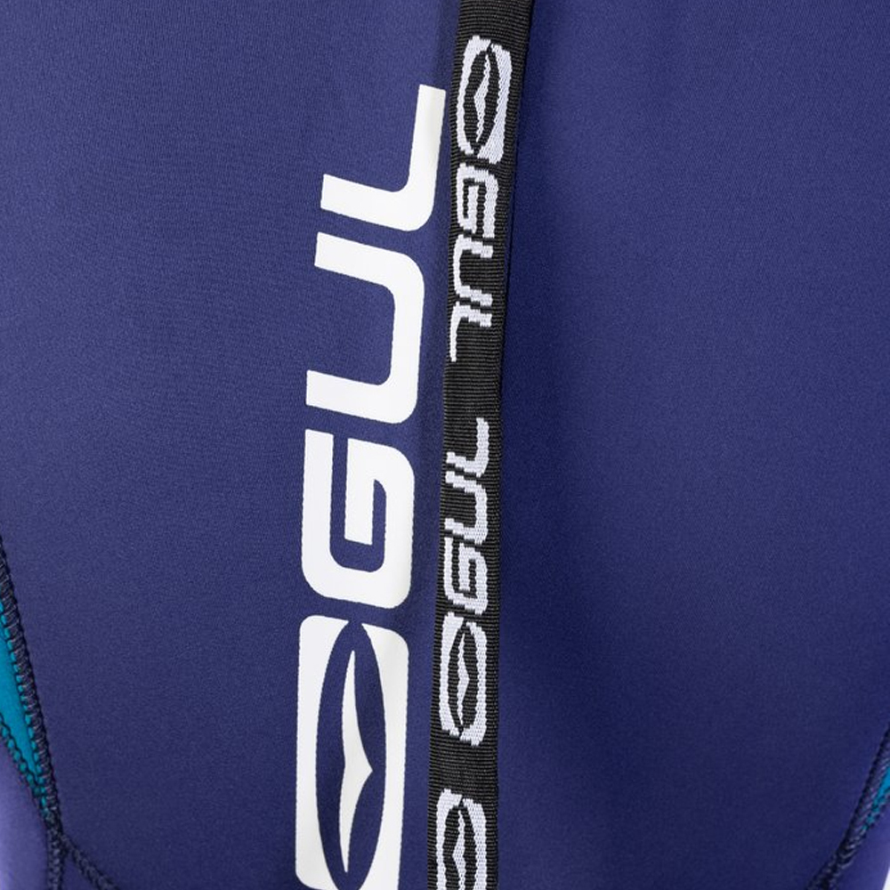 2025 Gul Womens Response 4/3mm GBS Back Zip Wetsuit RE1248-C1 - Blue / Teal